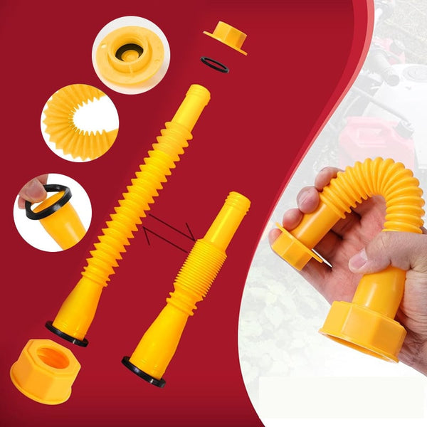 Sakerplus® Gas Can Spout Replacement With Anti-Spill Flexible Nozzle