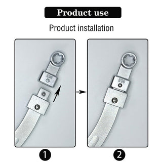 Sakerplus® 15Pcs Universal Belt Tensioner Pulley Tool Kit