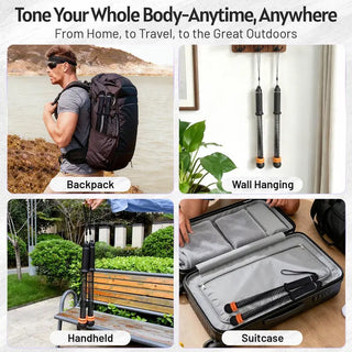 Sakerplus® Adjustable Ropeless Battle Ropes Training