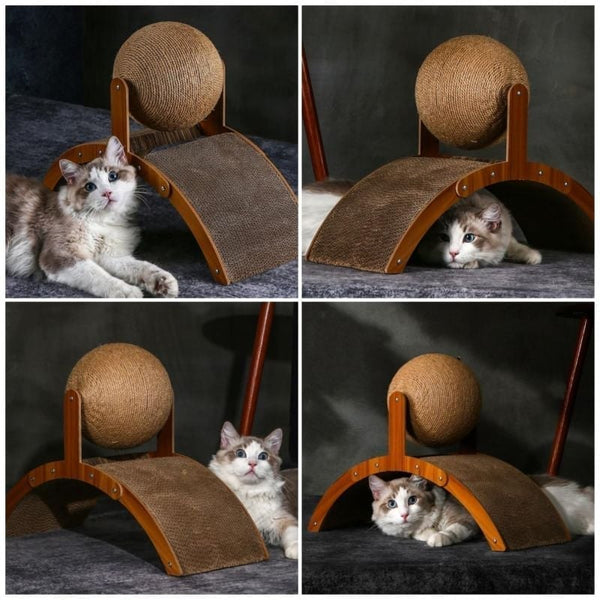 Sakerplus® Cat Scratching Ball on Stand