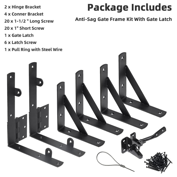 Sakerplus® Heavy Duty Gate Brace Kit