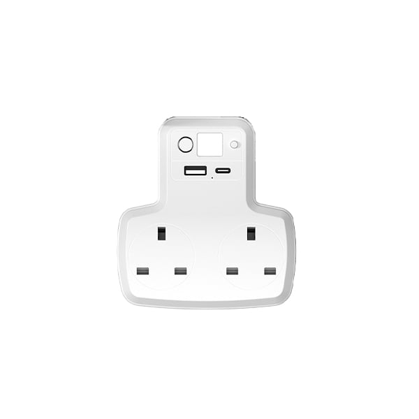 Sakerplus® Multi-plug outlet with night light