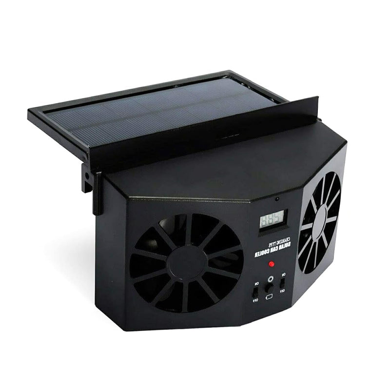 Sakerplus Car Solar Powered Window Exhaust Fan