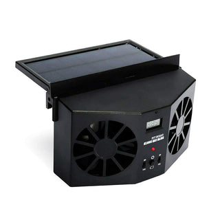 Sakerplus Car Solar Powered Window Exhaust Fan