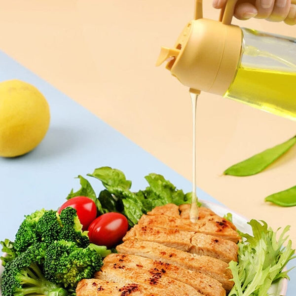 Sakerplus® 2-in-1 Glass Oil Sprayer and Dispenser