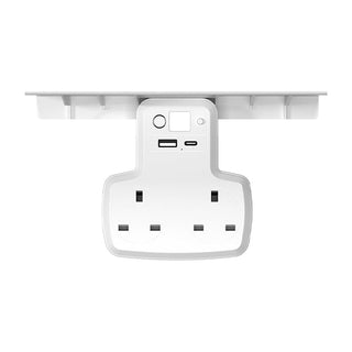 Sakerplus® Multi-plug outlet with night light