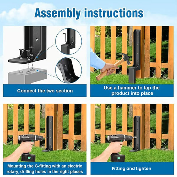 Sakerplus® Fence Post Repair Kit (2 PCS)
