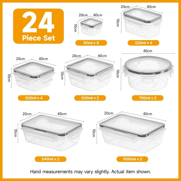 Sakerplus® Essential Food Storage Container Set