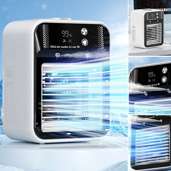 Sakerplus® Portable 3-In-1 Cooling Fan with 2-Speed Mist