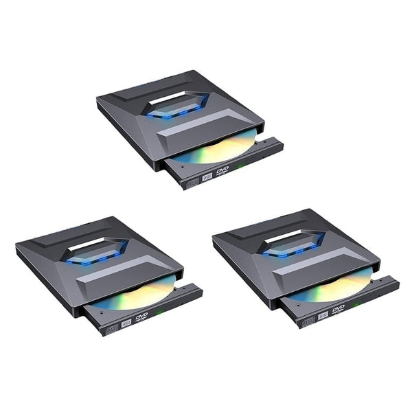 Sakerplus® 7-in-1 External USB DVD Drive & Blu-ray Player