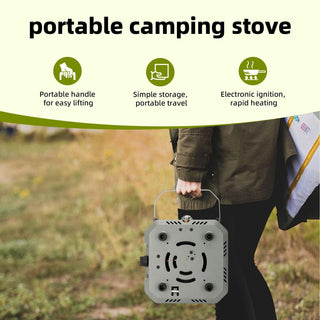 Sakerplus® 2 Burner Propane Camping Stove with Grill