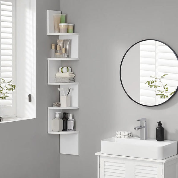Sakerplus® Multi-Tier Wall Mount Corner Shelf