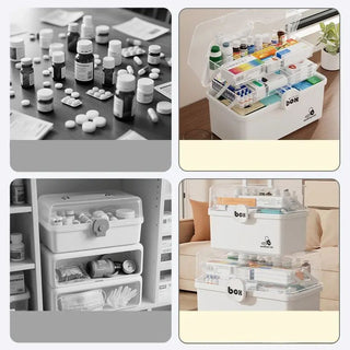 Sakerplus® Portable Three Tier Craft Storage Box