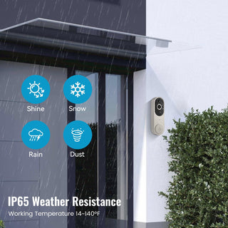 Sakerplus® 1080P Wireless Doorbell Video Camera