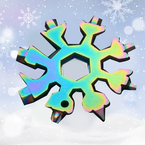 Sakerplus® 18-in-1 Stainless Steel Snowflakes Multi-tool