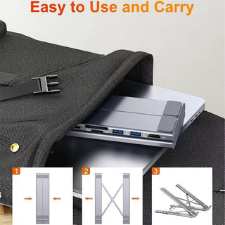 Sakerplus® 8-in-1 USB-C Laptop Docking Station