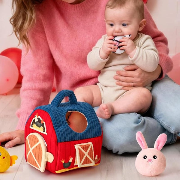 Sakerplus® Surprise Barn with Stuffed Farm Animals