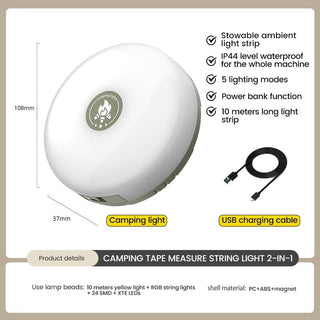 Sakerplus® String Lights for Camping