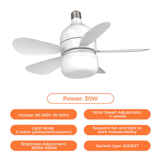 Sakerplus® Socket Fan