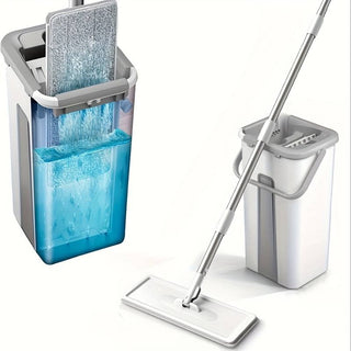 Sakerplus® Mop and Bucket with Wringer Set