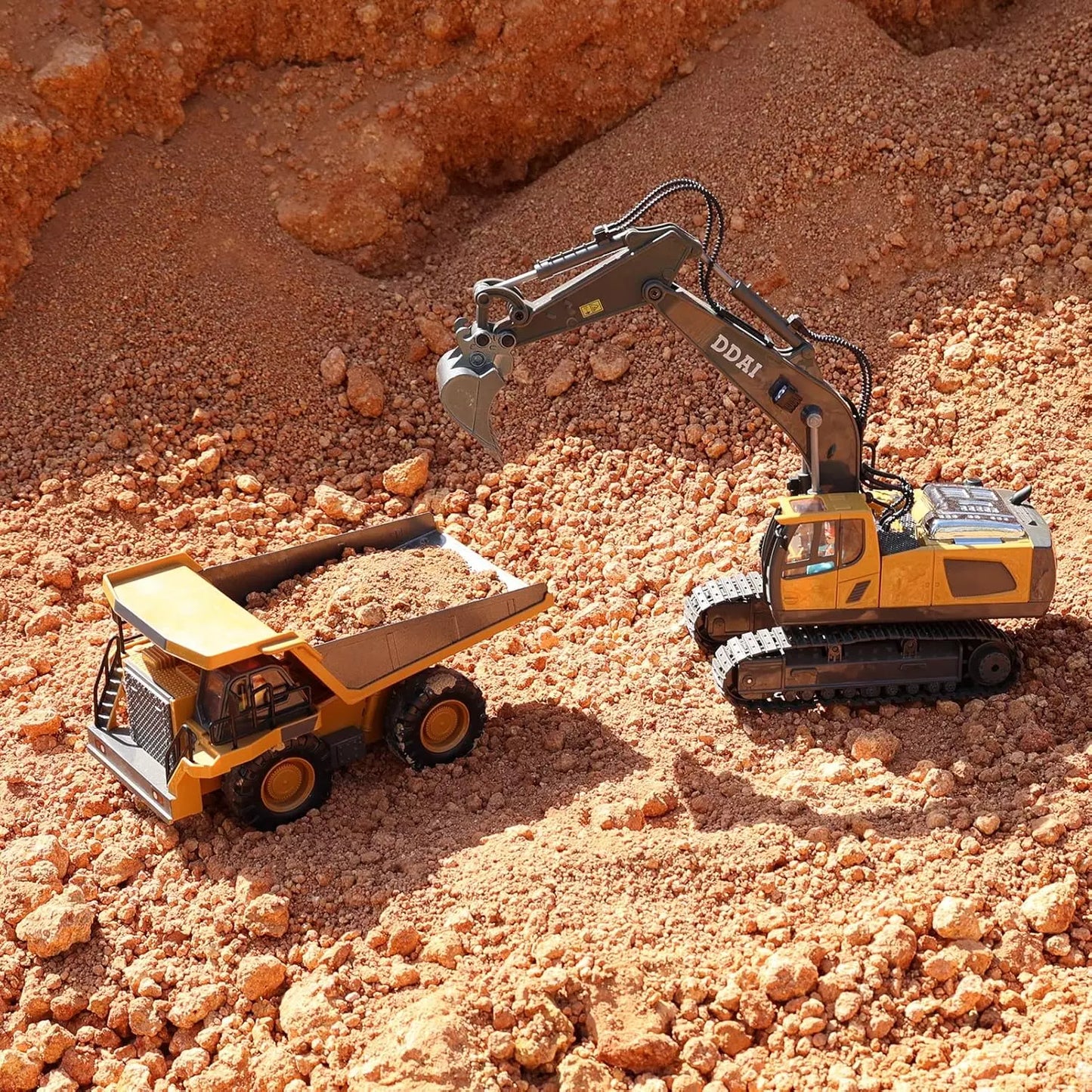 Saker Remote Control Excavator Construction Toys