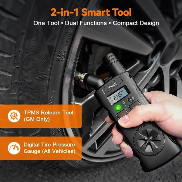 Sakerplus® Digital Tire Pressure Gauge & TPMS Relearn Tool