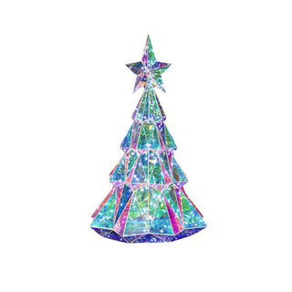 Sakerplus Lighted Prism Christmas Tree Decor