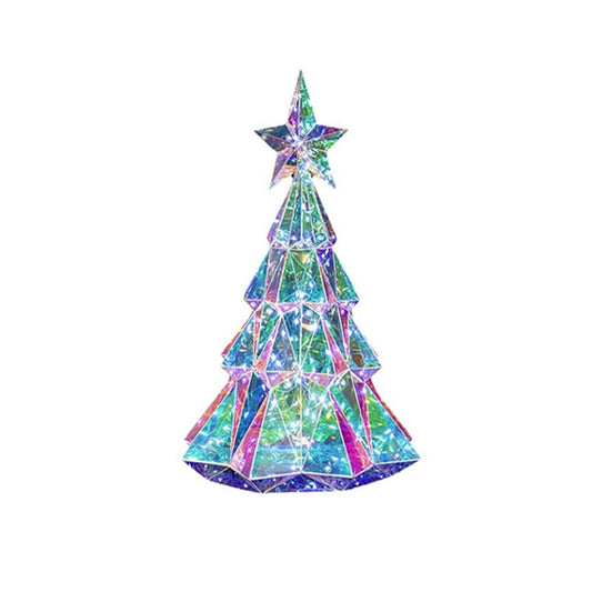 Sakerplus Lighted Prism Christmas Tree Decor