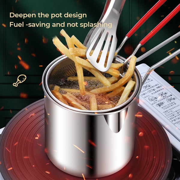Sakerplus® Multifunctional 304 Stainless Steel Fryer