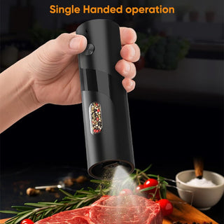 Sakerplus® Electric Salt and Pepper Grinder Set with Charging Base
