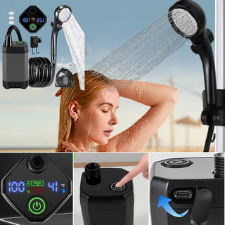 Portable Rechargeable Outdoor Camping Shower Pump