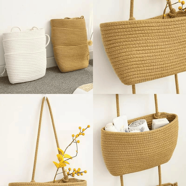 Sakerplus® Decorative 3-Tier Hanging Organizer Bag