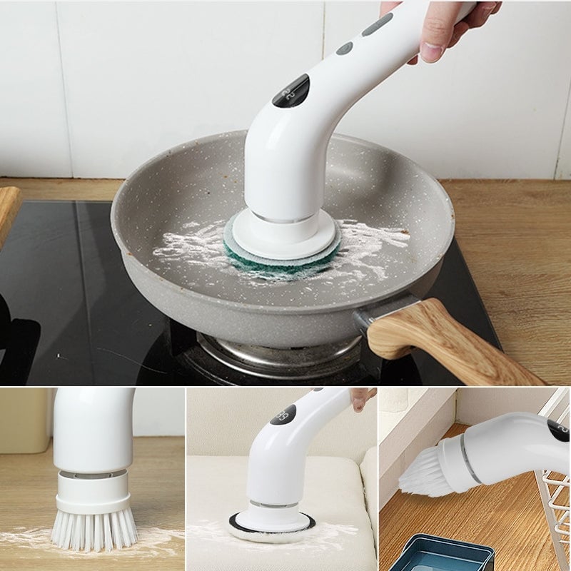 Sakerplus® Multifunctional Wireless Electric Scrub Brush