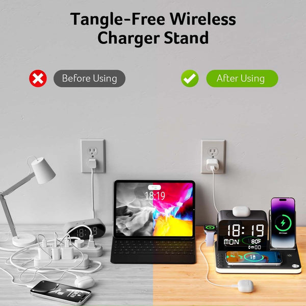 Sakerplus® 7 in 1 Wireless Charging Station