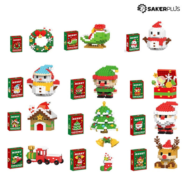 Sakerplus® Mini Christmas Building Blocks Set