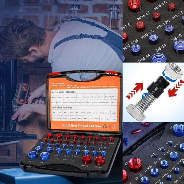 Sakerplus® Nut & Bolt Thread Checker
