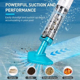 Sakerplus® Cordless Rechargeable Powerful Motor Swimming Pool Vacuum Cleaner - AU