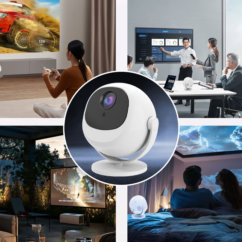Sakerplus®Portable Smart HD Projector