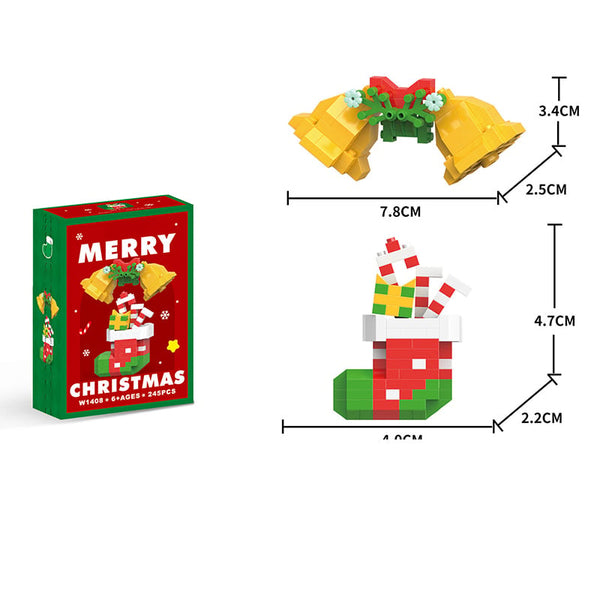 Sakerplus® Mini Christmas Building Blocks Set