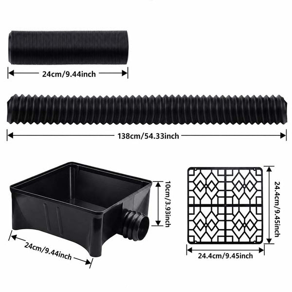 Sakerplus® Low Profile Downspout Catch Basin