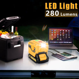 Sakerplus® 200W Power Inverter for Dewalt/Makita/Milwaukee/Ryobi 18-20V to 220V Adapter