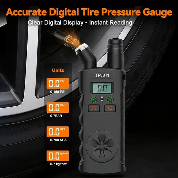 Sakerplus® Digital Tire Pressure Gauge & TPMS Relearn Tool