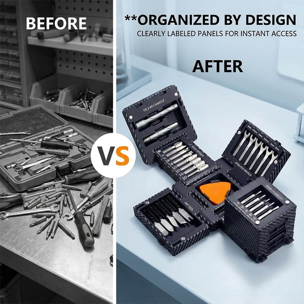 Sakerplus® Carbon Fiber Precision Magnetic Tool Kit