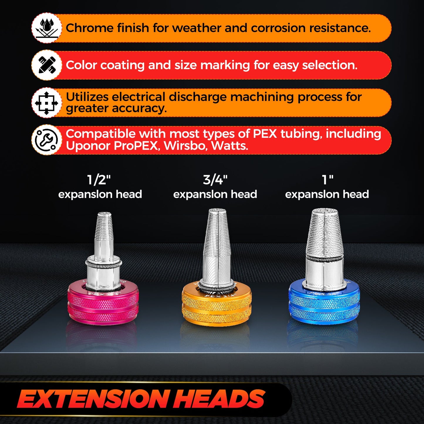 Saker PEX Tube Expansion Tool Kit