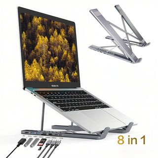 Sakerplus® 8-in-1 USB-C Laptop Docking Station