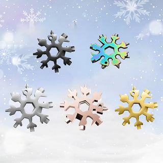 Sakerplus® 18-in-1 Stainless Steel Snowflakes Multi-tool