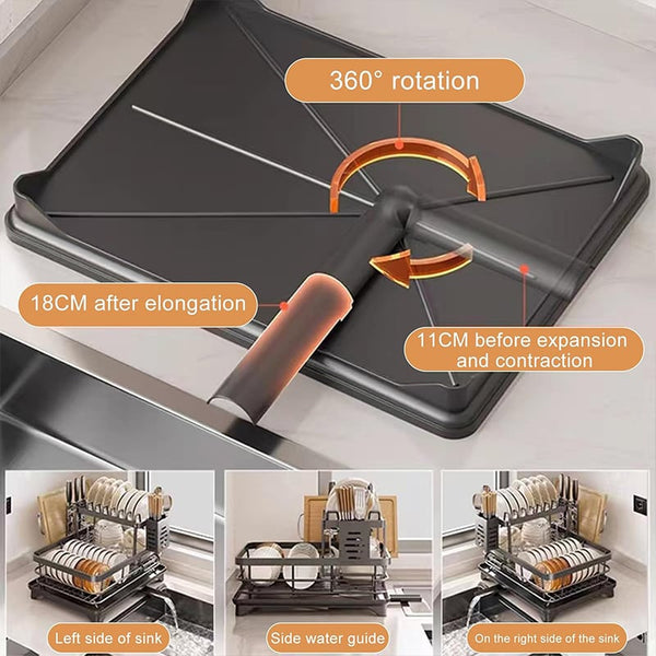 Sakerplus® Large 2-Tier Kitchen Dish Drying Rack