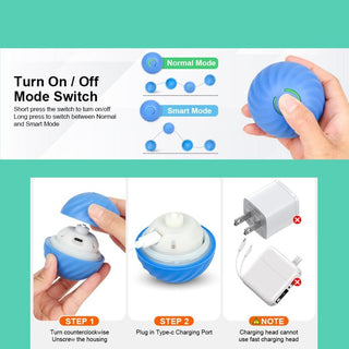 Sakerplus® Electric Rolling Pet Toy Ball