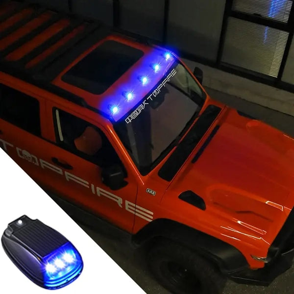 Sakerplus® Solar Car Roof RGB Strobe Light