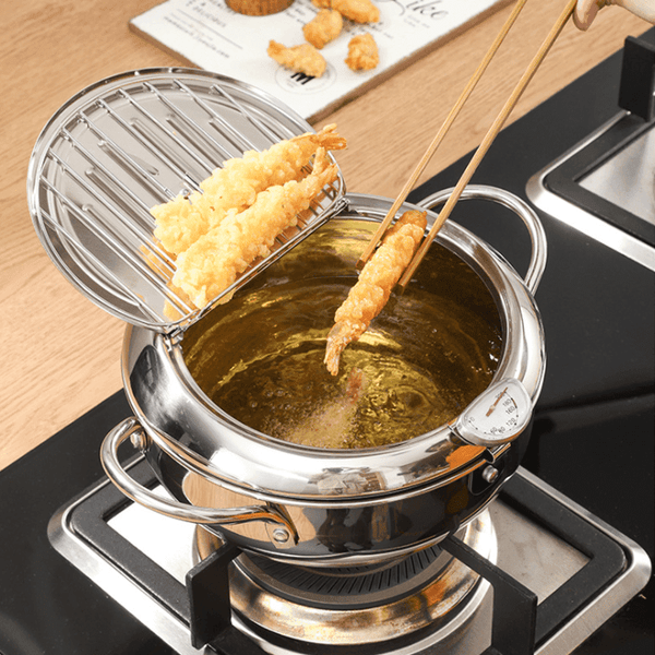 Sakerplus® Stainless Steel Tempura Deep Fryer